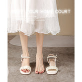 Tacones de malla con punta abierta para mujer Fairy Not Tired